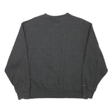 JANSPORT Mens Grey Cotton Blend Crew Neck Sweatshirt IUP M Casual