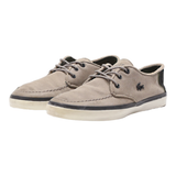 LACOSTE Sneaker Trainers Grey Leather Mens UK 7