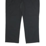 DICKIES Mens Polyester Blend Black Regular Straight Trousers W42 L30 Workwear