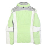BOGNER Womens Green & White Polyester Blend Zip Jacket S Sports Outerwear