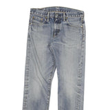 LEVI'S Mens Regular Fit Blue Denim Jeans W30 L32 Classic Cotton Blend Zip