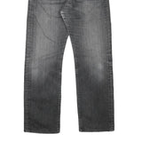 LEVI'S 501 Mens Grey Regular Straight Denim Dark W30 L27 Button Closure Jeans