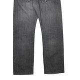 LEVI'S 501 Mens Grey Regular Straight Denim Dark W30 L27 Button Closure Jeans