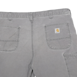 CARHARTT Mens Shorts Grey Casual Relaxed Fit 2XL W36 Workwear Cotton Blend