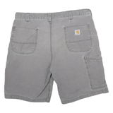 CARHARTT Mens Shorts Grey Casual Relaxed Fit 2XL W36 Workwear Cotton Blend