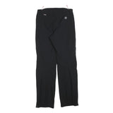 WILDROSES Womens Polyester Blend Black Regular Fit Straight Trousers W30 L32