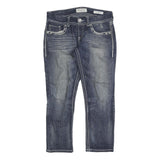 DAYTRIP Womens Jeans Blue Slim Denim Medium W32 L26 Stylish Contrast Stitching