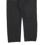 LEVI'S 501 Mens Jeans Black Regular Straight Denim Raw W39 L26 Button Closure
