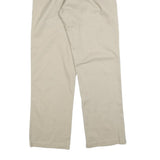 DICKIES Mens Cotton Blend Beige Regular Fit Straight Leg Trousers W30 L32