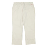 O'NEILL Womens Cotton Blend Regular Beige Trousers W28 L22 Zip Closure Straight