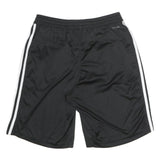 ADIDAS Mens Black Casual Shorts M W27 Sportswear Polyester Strip Design