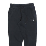 PUMA Mens Joggers Black Cotton Blend Slim Tapered M W30 L27 Casual Sportswear