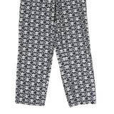 VANS Womens Cotton Blend Black & White Skull Logo Regular Fit Straight Trousers