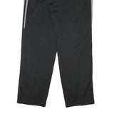 ADIDAS Mens Joggers Black & Grey Polyester Blend Regular Tapered L W36 L32