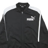 ADIDAS Girls Black Jacket 2XL Polyester Blend Zip Plain Sportswear Track Top