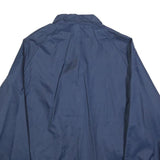SWINGSTER Mens Navy Blue Classic Polyester Coach Jacket L Button Closure Plain