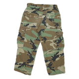 LIFE LINE Mens Shorts Green Camouflage Cargo M W30 Utility Pocketed