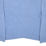 CHAPS Mens Blue Cable Knit Crew Neck Jumper XL Cotton Blend Classic Style