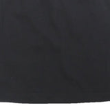 CHAMPION Womens Black Cotton Blend Mini Skirt XS Logo Print Casual Sportswear