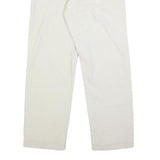 TOMMY HILFIGER Mens Cotton White Regular Straight Trousers W29 L29 Casual Zip