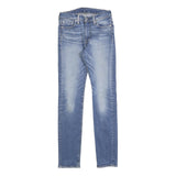 LEVI'S 510 Mens Slim Blue Denim Medium W27 L32 Slim Fit Zip Jeans