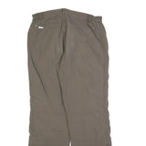 ICEPEAK Womens Regular Taupe Trousers W32 L32 Casual Outdoor Zip Pocketed