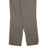 ICEPEAK Womens Regular Taupe Trousers W32 L32 Casual Outdoor Zip Pocketed