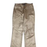 RALPH BY RALPH LAUREN Womens Polyester Beige Regular Fit Straight Trousers W26