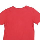 NIKE Mens Red Shut Up And Run Graphic T-Shirt M Short Sleeve Crew Neck