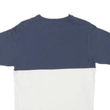 VANS Mens Blue & White Modern T-Shirt S Short Sleeve Crew Neck Cotton Blend