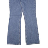 CALVIN KLEIN JEANS Womens Blue Regular Fit Flared Denim Medium Wash W28 L31 Zip