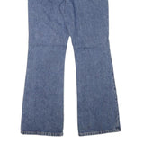 CALVIN KLEIN JEANS Womens Blue Regular Fit Flared Denim Medium Wash W28 L31 Zip
