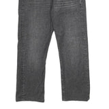 LEVI'S 501 Mens Jeans Black Classic Straight Denim Medium W34 L26 Button Closure