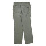DICKIES Mens Cotton Blend Green Regular Fit Straight Leg Trousers W34 L30