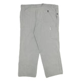 MARSUM Mens Cotton Grey Regular Fit Straight Leg Trousers W40 L30 Comfortable