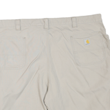 CARHARTT Mens Shorts Beige Casual Cotton Blend 4XL W48 Workwear Utility