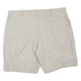 CARHARTT Mens Shorts Beige Casual Cotton Blend 4XL W48 Workwear Utility