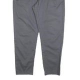 TOMMY HILFIGER Mens Cotton Grey Regular Straight Trousers W36 L30 Classic Zip