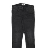 MANGO Womens Jeans Black Slim Skinny Denim Medium W29 L29 Stretch Cotton Blend