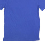 CHAMPION Mens Blue Graphic T-Shirt M Short Sleeve Crew Neck Cotton Blend