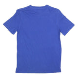 CHAMPION Mens Blue Graphic T-Shirt M Short Sleeve Crew Neck Cotton Blend