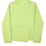 JACK WOLFSKIN Womens Yellow Jacket S Polyester Blend Outdoor Zip Hooded Pocket