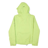 JACK WOLFSKIN Womens Yellow Jacket S Polyester Blend Outdoor Zip Hooded Pocket