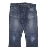 CARHARTT Mens Jeans Blue Regular Straight Denim Medium W34 L30 Workwear