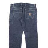 CARHARTT Mens Jeans Blue Regular Straight Denim Medium W34 L30 Workwear