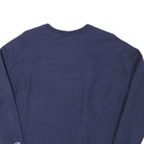 CHAMPION Mens Blue Cotton Blend Crew Neck L L Logo Sweatshirt