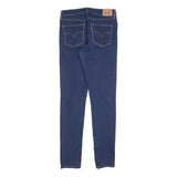 LEVI'S Womens Blue Slim Skinny Denim Jeans Cotton Blend W29 L32 Classic Zip