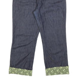 VERSACE JEANS COUTURE Womens Jeans Blue Regular Straight Denim Raw W31 L23