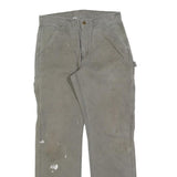 CARHARTT Mens Cotton Blend Relaxed Straight Trousers W32 L32 Workwear Durable