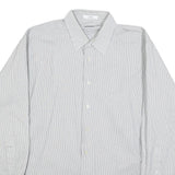 CALVIN KLEIN Mens Blue Shirt XL Cotton Classic Fit Button Shirt Work Business
